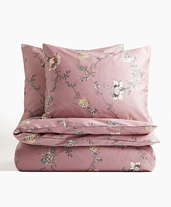 H&M HOME satino medvilnės patalynės komplektas